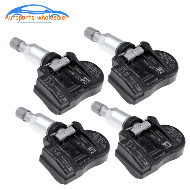 4 Pcs ڵ 42753-TG7-A51 42753-T6N-A01 ACURA NSX ȥ Ϸ 긶 2015-2017 TPMS Ÿ̾ з ͸  433Mhz